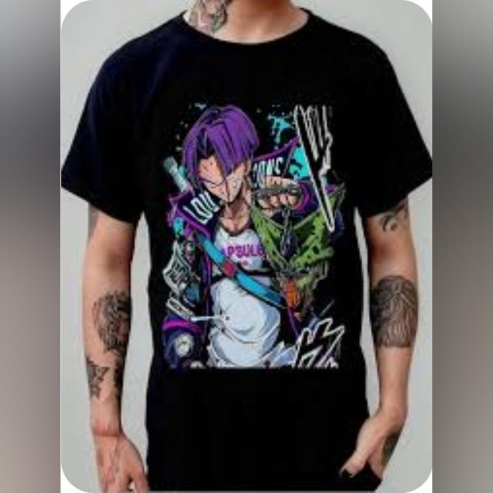 Anime Vintage Pod CP Unisex T-Shirt 100% Cotton Sz L